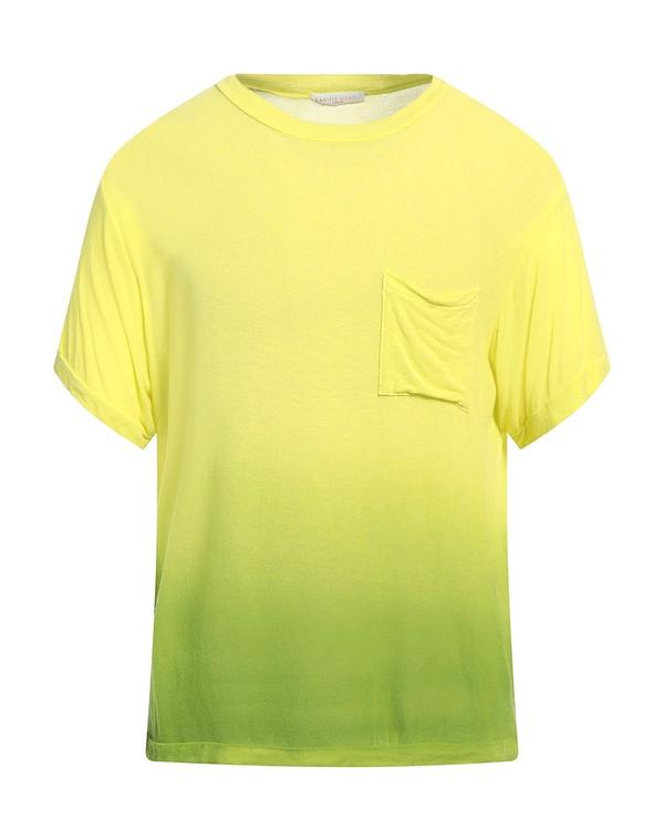 ダニエル フィエゾリ メンズ トップス Tシャツ DANIELE FIESOLI Ｔシャツ Yellow イエロー