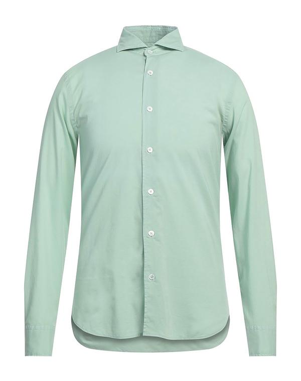 フェデーリ メンズ トップス プルオーバー FEDELI 無地プルオーバー Light Green 緑であること
