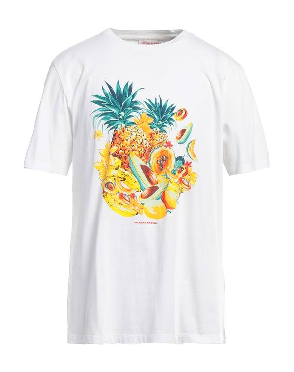 オールバー ブラウン メンズ トップス Tシャツ ORLEBAR BROWN Ｔシャツ White ホワイト