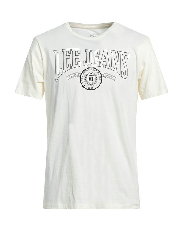 ロバート・エドワード・リー メンズ トップス ティーシャツ LEE Ｔシャツ Off-White 象牙色 Tシャツ・カットソー-メンズファッション-トップス