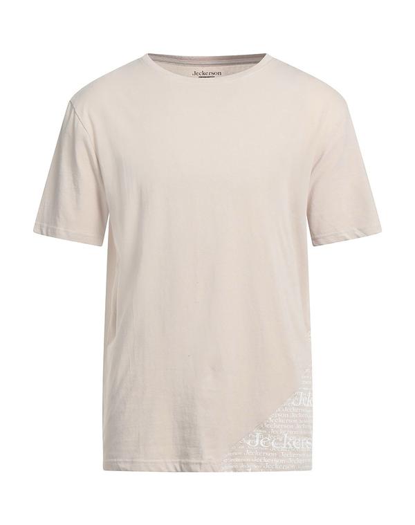 ジェッカーソン メンズ トップス Tシャツ JECKERSON Ｔシャツ Beige ベージュ｜ReVida 店 10,860円