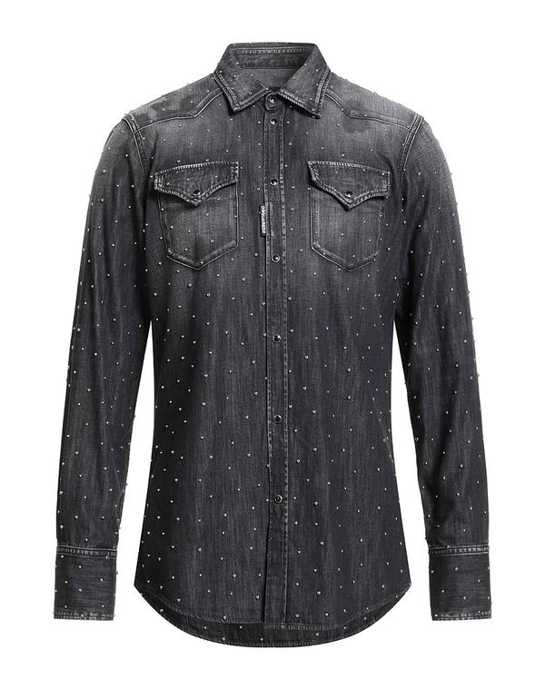 ディースクエアード メンズ トップス シャツ DSQUARED2 デニムシャツ Black ブラック 36,270円