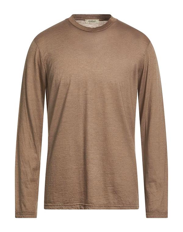 クロスリー メンズ トップス ティーシャツ CROSSLEY Ｔシャツ Taupe トープ Tシャツ・カットソー-トップス-メンズファッション
