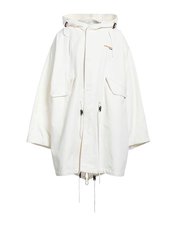 ラフ・シモンズ メンズ アウター コート RAF SIMONS ライトコート White ホワイト