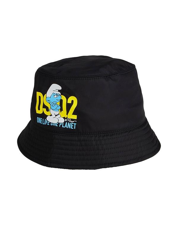ディースクエアード メンズ アクセサリー 帽子 DSQUARED2 帽子 Black ブラック｜ReVida 店