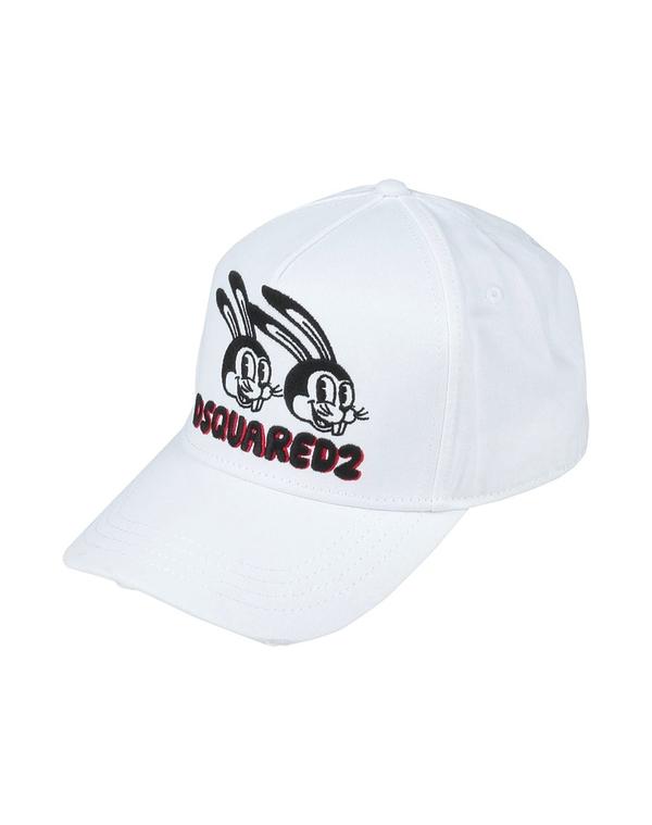 ディースクエアード メンズ アクセサリー 帽子 DSQUARED2 帽子 White ホワイト