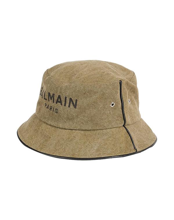 バルマン メンズ アクセサリー 帽子 BALMAIN 帽子 Military Green グリーン