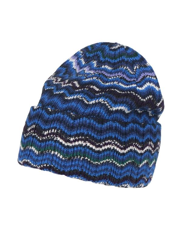 ミッソーニ メンズ 付属物 鳥打ち帽 MISSONI 鳥打ち帽 Blue 青碧