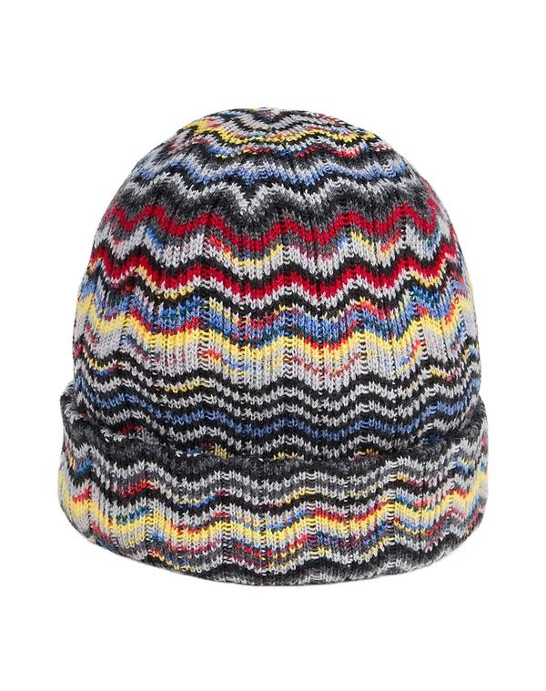 ミッソーニ メンズ 付属物 鳥打ち帽 MISSONI 鳥打ち帽 Gray 薄墨色