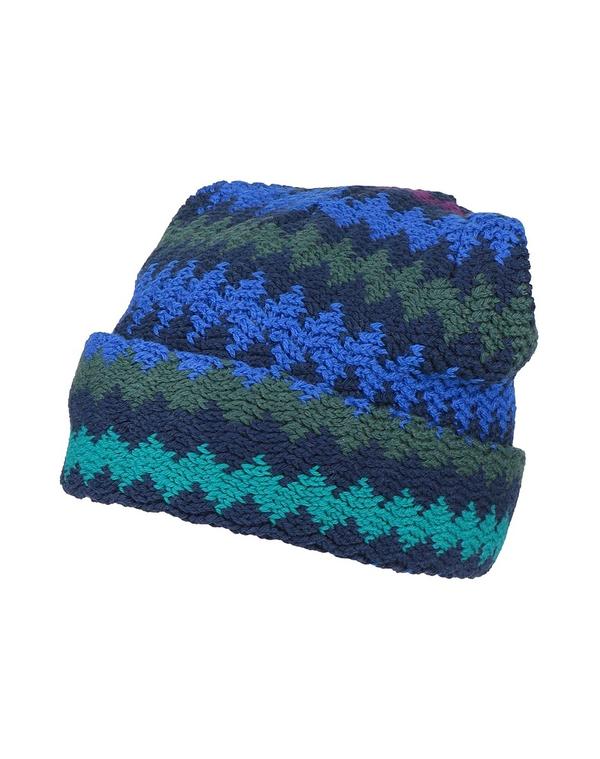 ミッソーニ メンズ 付属物 鳥打ち帽 MISSONI 鳥打ち帽 Blue 青碧