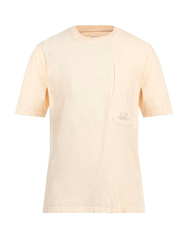 シーピーカンパニー メンズ トップス Tシャツ C.P. COMPANY ベーシック Tシャツ Beige ベージュ