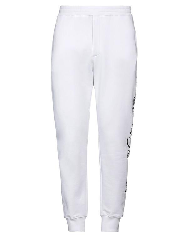 マックイーン メンズ ボトムス カジュアルパンツ MCQUEEN スウェットパンツ White ホワイト