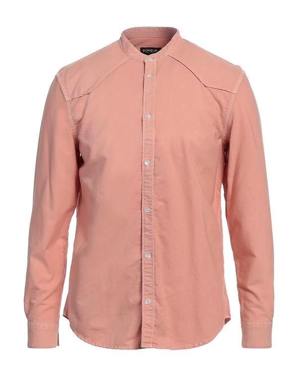 ドンダップ メンズ トップス シャツ DONDUP 無地シャツ Salmon Pink ピンク