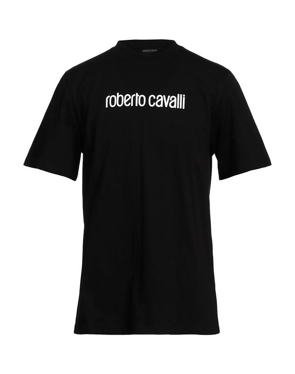 ロベルトカヴァリ メンズ トップス Tシャツ ROBERTO CAVALLI Ｔシャツ Black ブラック
