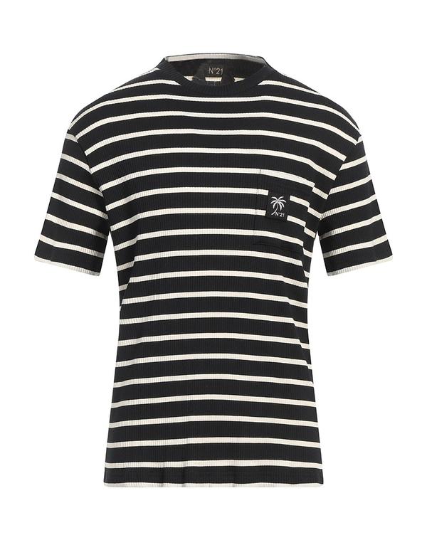 ヌメロ ヴェントゥーノ メンズ トップス Tシャツ N ° 21 Ｔシャツ Black ブラック