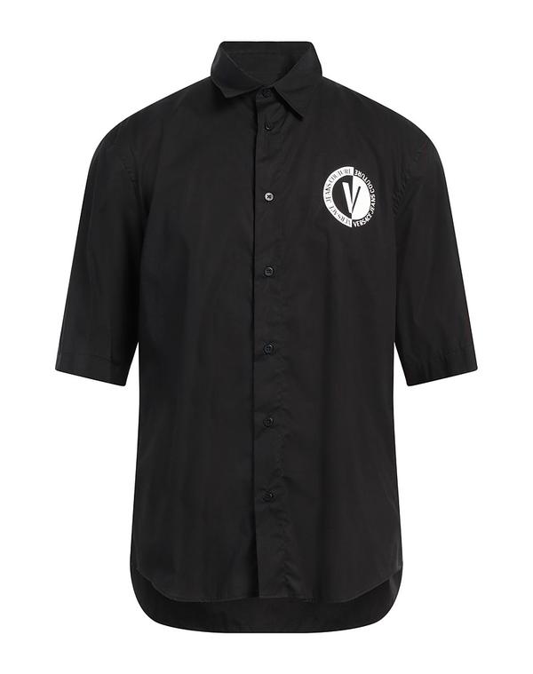 ヴェルサーチ メンズ トップス シャツ VERSACE JEANS COUTURE シャツ Black ブラック｜ReVida 店