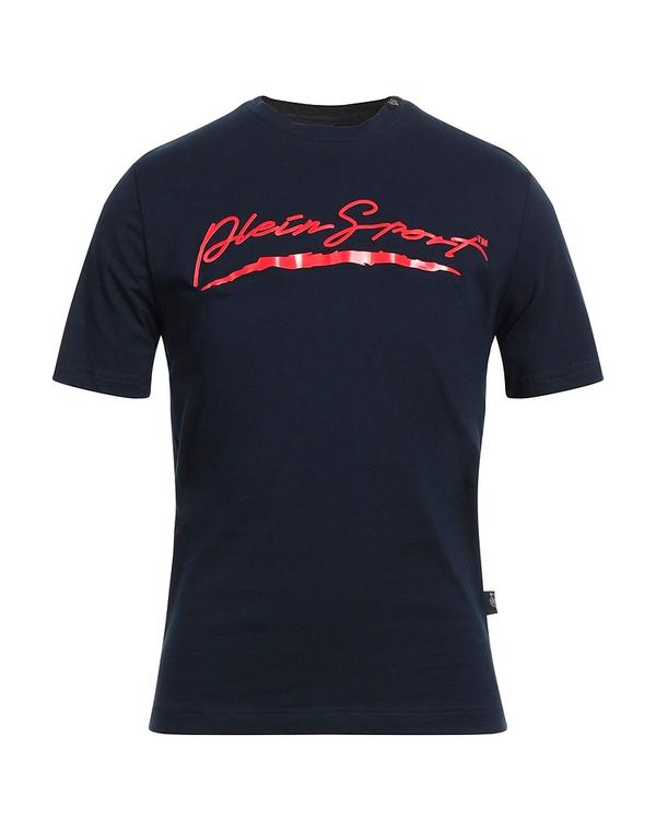 プレイン スポーツ メンズ トップス Tシャツ PLEIN SPORT Ｔシャツ Midnight Blue ブルー
