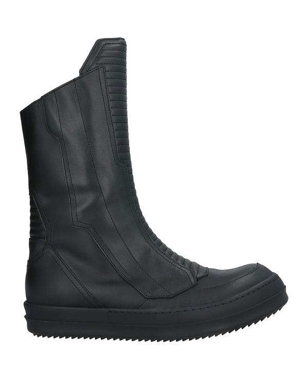 リックオウエンス メンズ シューズ ブーツ・レインブーツ RICK OWENS ショートブーツ Black ブラック