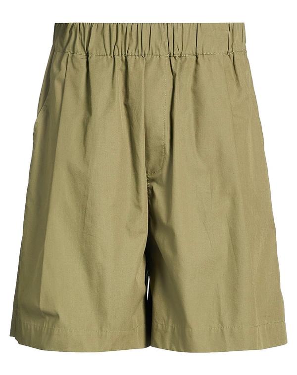 ラネウス メンズ ボトムス ハーフパンツ・ショーツ LANEUS ショートパンツ＆バミューダパンツ Military Green グリーン