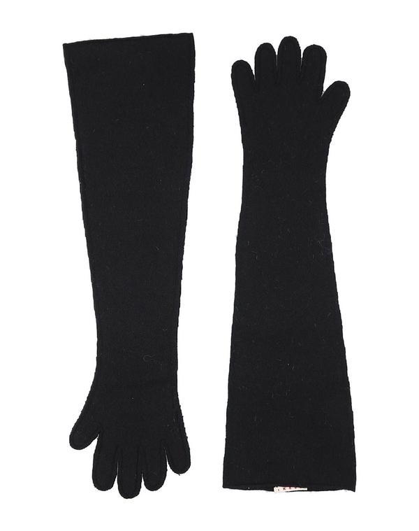 マルニ メンズ 付属物 グローブ MARNI グローブ Black 黒いこと
