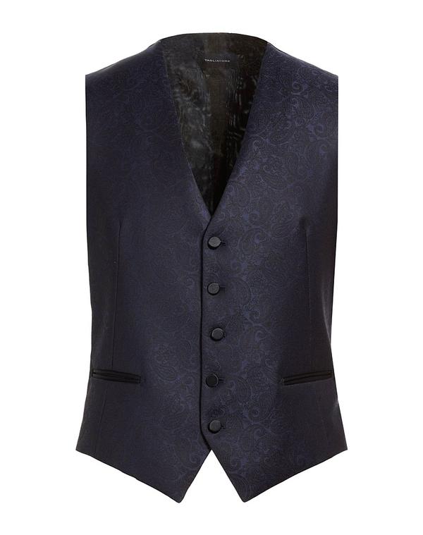 タリアトーレ メンズ トップス ベスト TAGLIATORE ジレ Midnight Blue ブルー