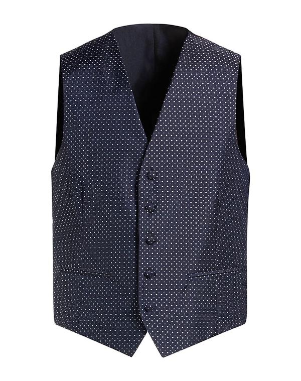 マニュエル リッツ メンズ トップス ベスト MANUEL RITZ ジレ Navy ネイビー