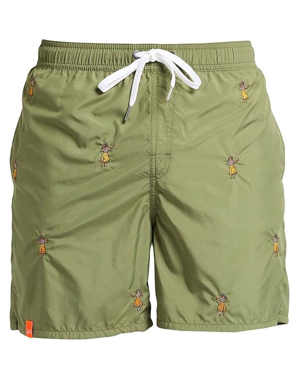 サンシックスティーエイト メンズ 水着 ハーフパンツ・ショーツ SUN 68 水着（ボクサーパンツ） Military Green グリーン