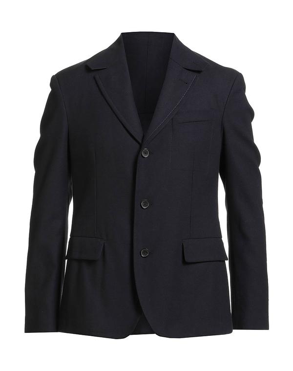 フェラガモ メンズ アウター ジャケット・ブルゾン FERRAGAMO テーラードジャケット Midnight Blue ブルー｜ReVida 店