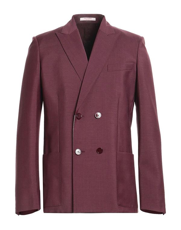 ヴァレンティノ メンズ アウター ジャケット・ブルゾン VALENTINO GARAVANI テーラードジャケット Plum プラム
