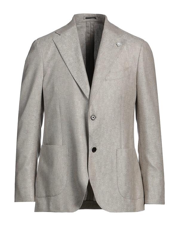 ラルディーニ メンズ アウター ジャケット・ブルゾン LARDINI テーラードジャケット Ivory アイボリー