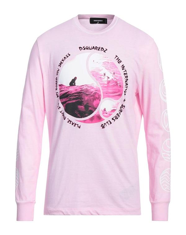 ディースクエアード メンズ トップス Tシャツ DSQUARED2 Ｔシャツ Pink ピンク 19,426円