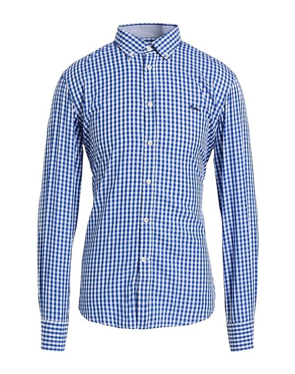 ハーモント \u0026 ブレイン メンズ トップス シャツ HARMONT \u0026 BLAINE チェック柄シャツ Blue ブルー