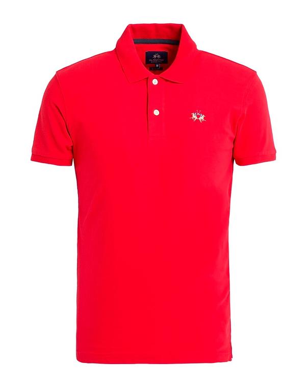 ラ マルティーナ メンズ トップス ポロシャツ LA MARTINA ポロシャツ Red レッド
