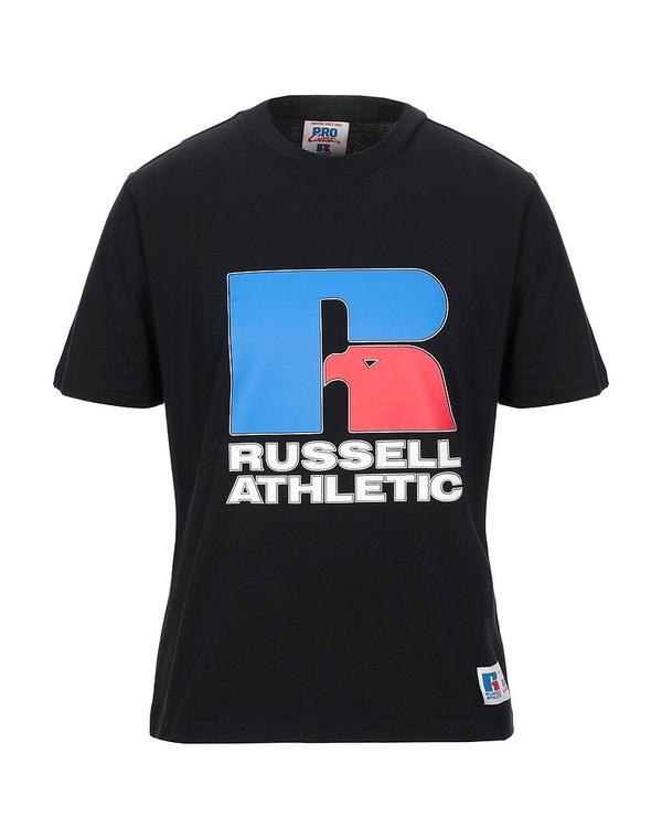 ラッセルアスレチック メンズ トップス Tシャツ RUSSELL ATHLETIC Ｔシャツ Black ブラック