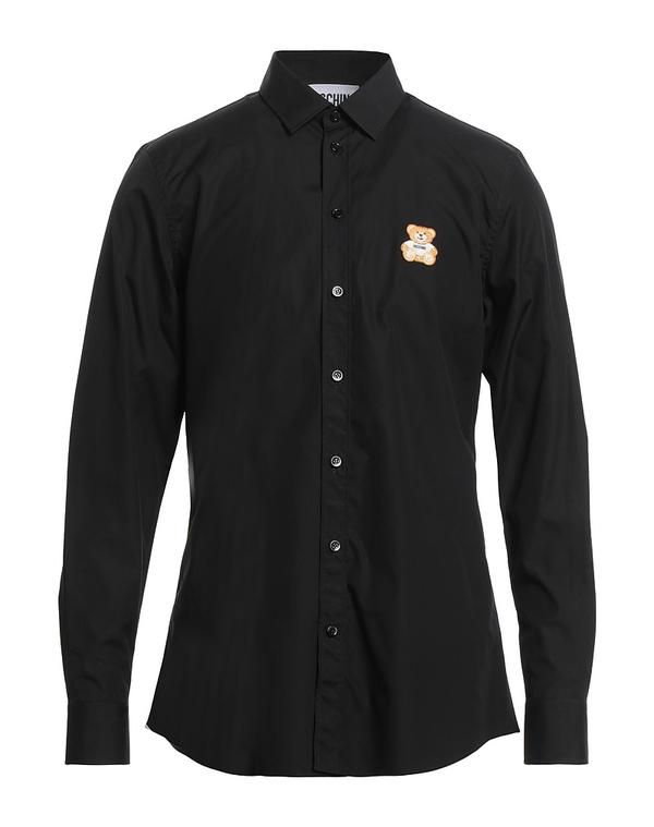 モスキーノ メンズ トップス シャツ MOSCHINO 無地シャツ Black ブラック