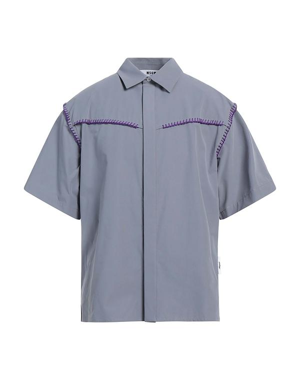 エムエスジイエム メンズ トップス シャツ MSGM シャツ Gray グレー