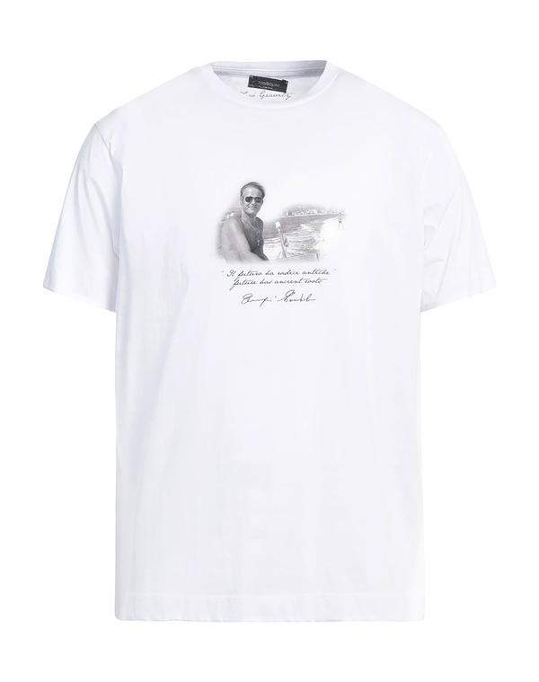 トンボリーニ メンズ トップス Tシャツ TOMBOLINI Ｔシャツ White ホワイト