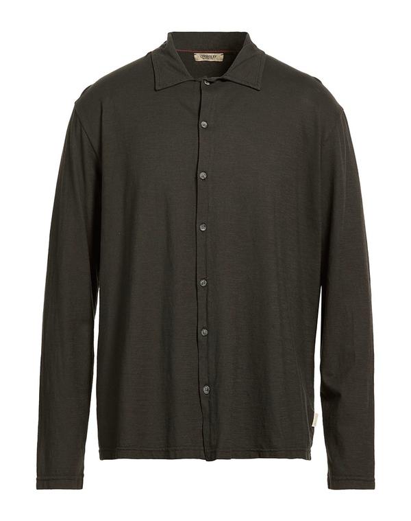 クロスリー メンズ トップス シャツ CROSSLEY 無地シャツ Charcoal チャコール