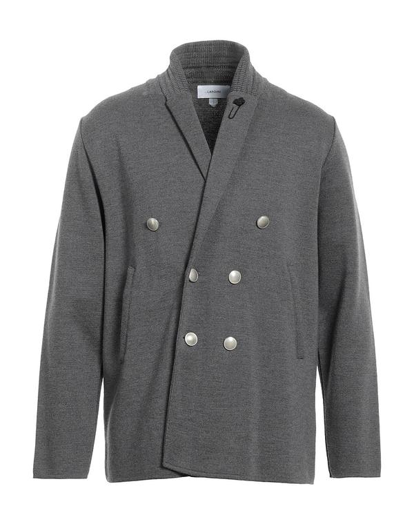 ラルディーニ メンズ アウター ジャケット・ブルゾン LARDINI テーラードジャケット Lead Gray グレー