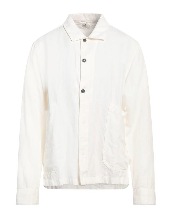 シーピーカンパニー メンズ トップス シャツ C.P. COMPANY 無地シャツ White ホワイト