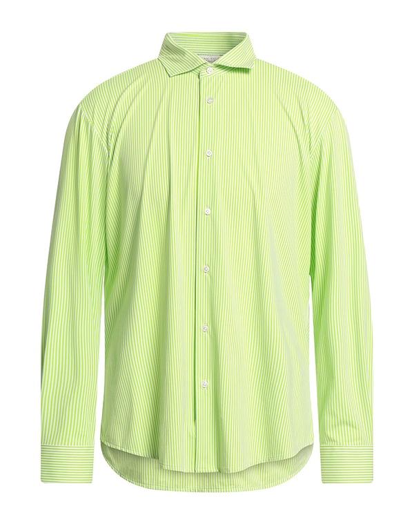 ブライアン・デールズ メンズ トップス シャツ BRIAN DALES ストライプ柄シャツ Green グリーン