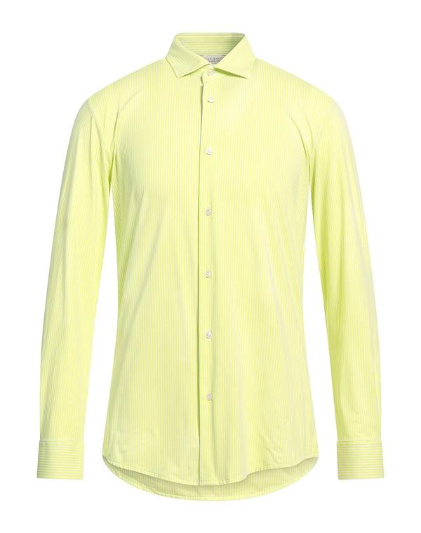 ブライアン・デールズ メンズ トップス シャツ BRIAN DALES ストライプ柄シャツ Lime Green ライム 15,584円