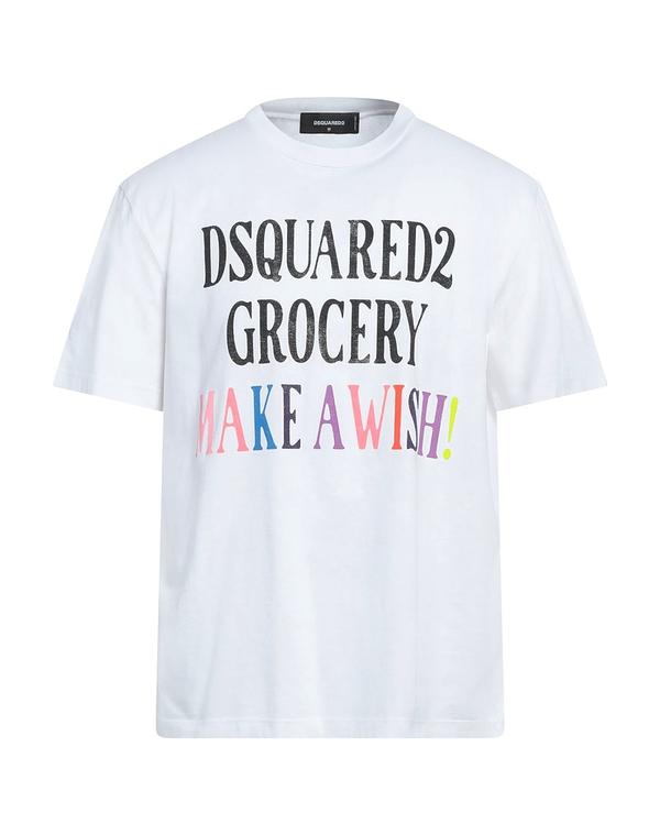 ディースクエアード メンズ トップス Tシャツ DSQUARED2 Ｔシャツ White ホワイト