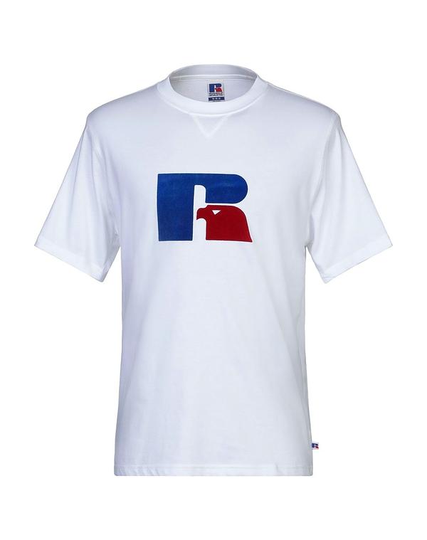ラッセルアスレチック メンズ トップス Tシャツ RUSSELL ATHLETIC Ｔシャツ White ホワイト