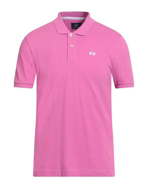 ラ マルティーナ メンズ トップス ポロシャツ LA MARTINA ポロシャツ Pink ピンク