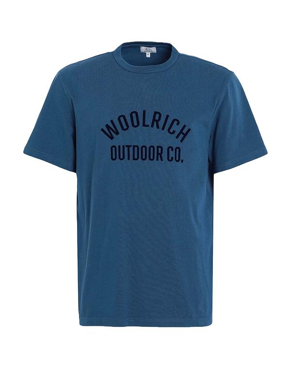 ウール リッチ メンズ トップス Tシャツ WOOLRICH Ｔシャツ Blue Gray グレー