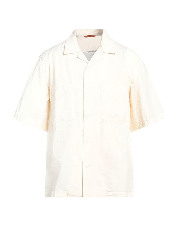 バレナ メンズ トップス シャツ BARENA 無地シャツ Off-White オフホワイト