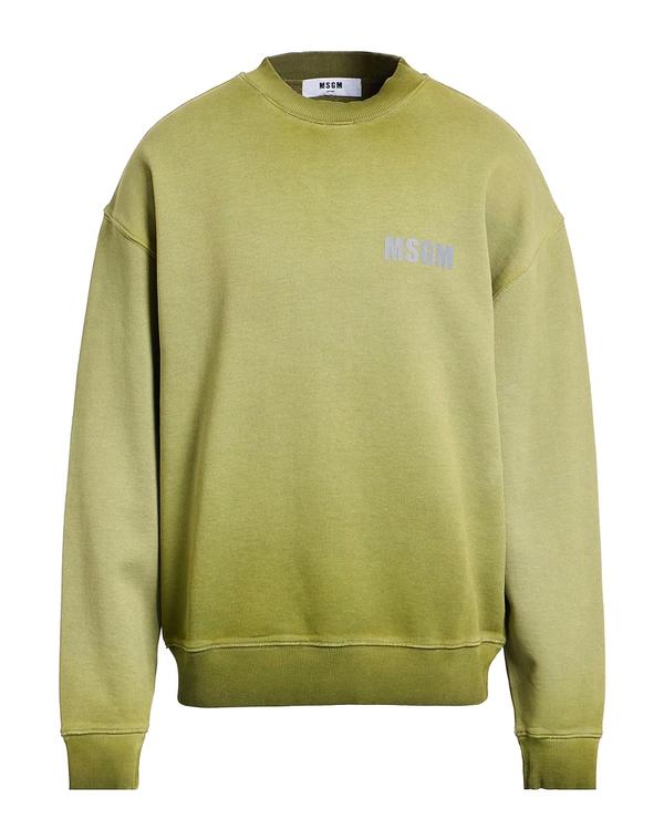 エムエスジイエム メンズ アウター パーカー・スウェット MSGM 汗水 Military Green 緑であること