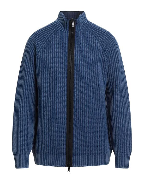 ドンダップ メンズ アウター カーディガン DONDUP ファスナー付きニット Blue Gray グレー
