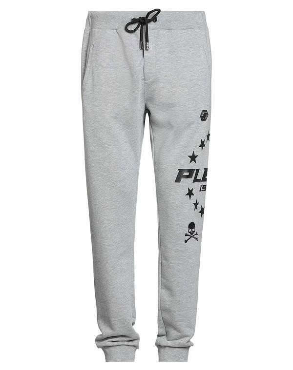 フィリッププレイン メンズ ボトムス カジュアルパンツ PHILIPPLEIN スポーティパンツ Gray グレー